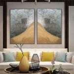 Original Hand-Painted Landscape Oil Painting Canvas Materials for Home