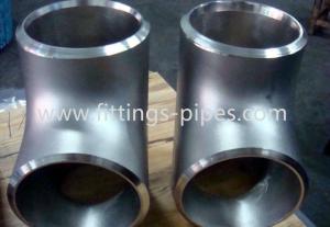 China 304l Steel Reducing Tee Seamless Stainless Pipe Fittings Wp11 P22 on sale