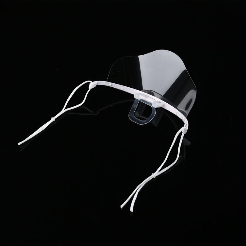 Flat Anti Fog Clear Plastic Mouth Cover For Catering