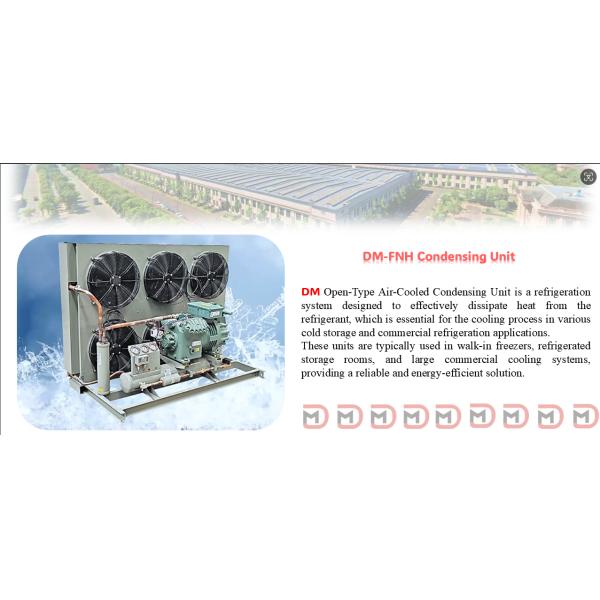 Refrigeration Condensing Unit Parts with 2HP-30HP Compressor for walk in cooler freezer room