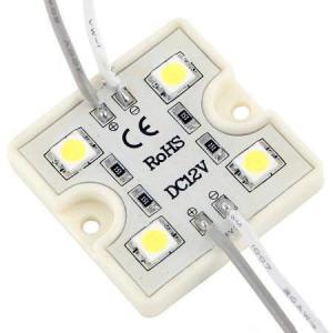 China KooSion 5050 smd square capsule 4 led sign luminaire modules DC12V wholesale