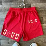 Mei Yue Jogger Basic Fitness Polyester Mesh Shorts Logo Custom Printed Varsity