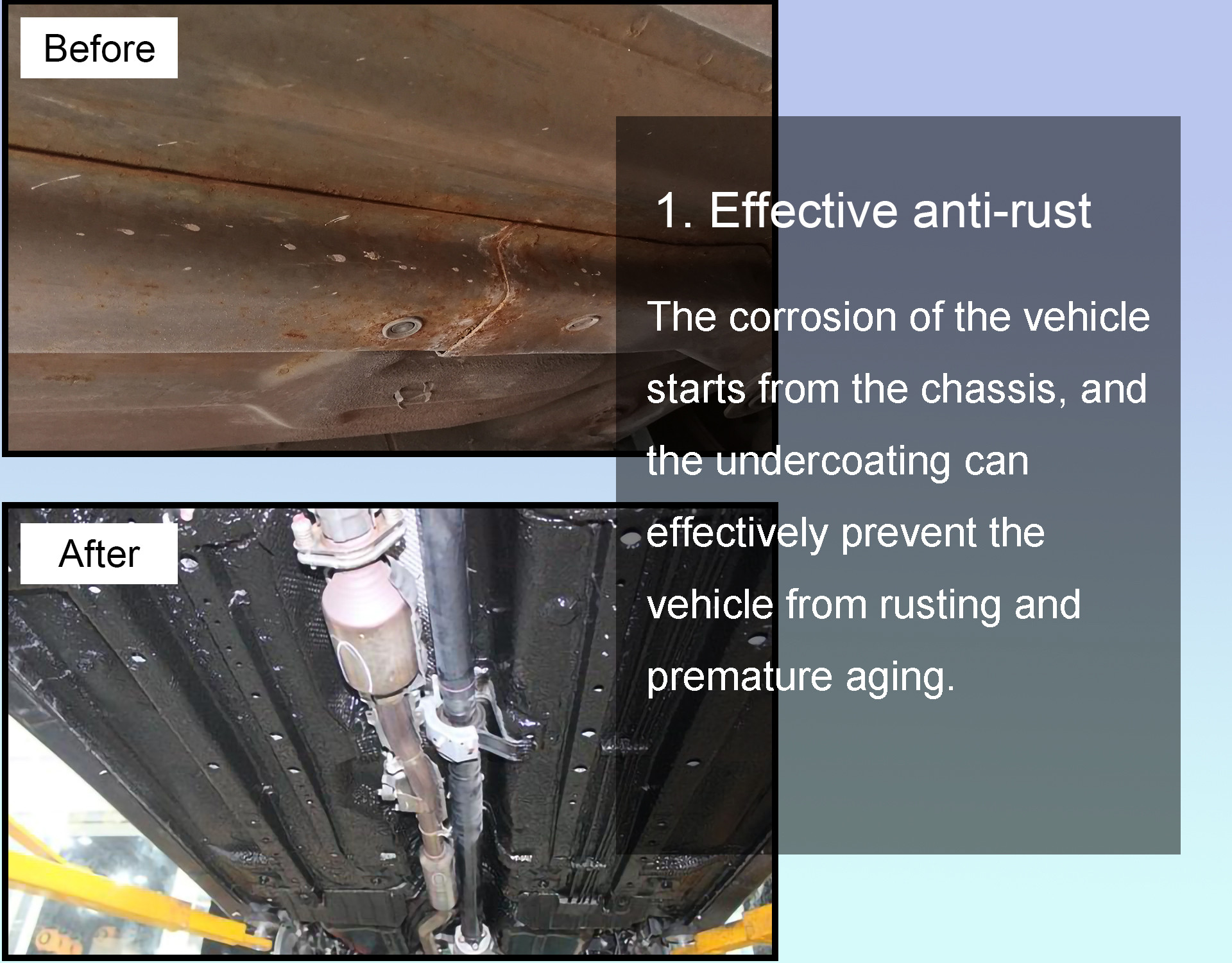Good Anti Corrosion Rubberized Undercoating Waterborne Undercoating