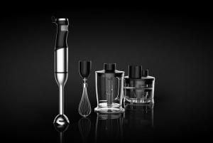 China HB111 Stainless Steel Stick Blender With Chooper and Processing Bowl wholesale
