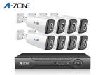 Outdoor AHD CCTV Kit 1.3MP 8CH Infrared Home Security Digital Cctv Kits With dvr