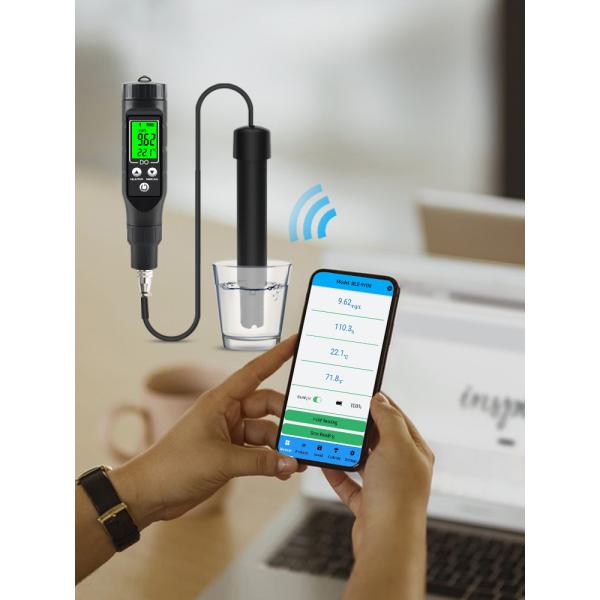 Smart Blue Tooth Dissolved Oxygen Meter 0.0 - 30.0 Mg/L Digital Online Detector