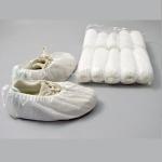 pink Non Slip Thin 3gsm 40gsm Non Woven Shoe Covers