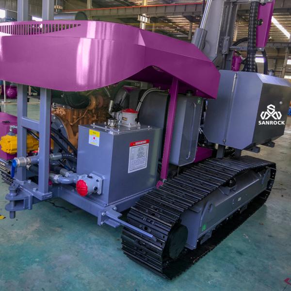 Pile Driver machine photovoltaic engineering construction crawler hydraulic drilling rig
