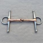 Stainless Steel Horse Chewing Mouth Roller with Brass Hardware and Copper