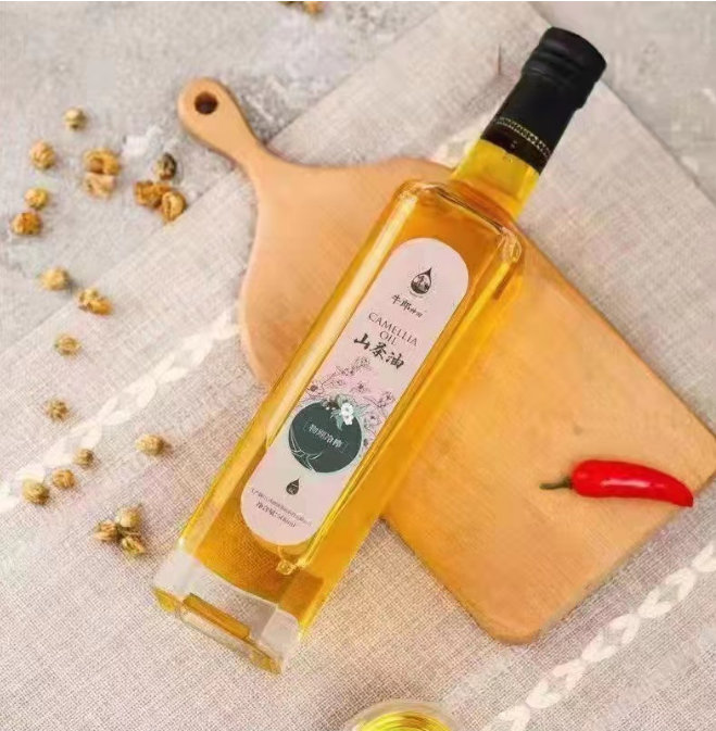 Customied Bottle color 200ml Clear Glass Olive Oil Bottle for Kitchen Supplies