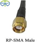 RG316 RG178 RF Cable Assemblies SMA Male To RP SMA Male RF Pigtail Cable