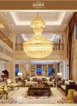 Traditional crystal pendant light large hotel chandelier handmade lamps (WH-NC