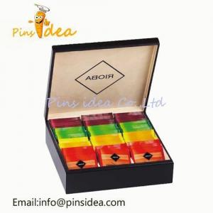 China Custom Design Wood Tea Bag Display Gift Box wholesale