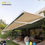 Aluminum Waterproof Retractable Awning Yard Door Shop Awning 40x40mm