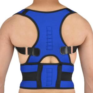 China S-XXL size posture brace with magnets posture corrector amazon white/black/skin/blue color wholesale