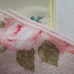 Flower printed tea 100% polyester towel