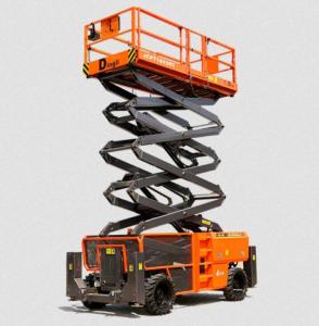 China Electric Vertical Electric Mobile Scissor Lift / Scaffolding Aerial Lift Work Platform wholesale