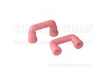 Double Blend Pink Silicone Rubber Tube Hose Chemical Resistant Inner Diameter 6