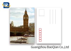 China UK Tourist Tttraction 3D Lenticular Postcards 5D Effect Printing Images wholesale