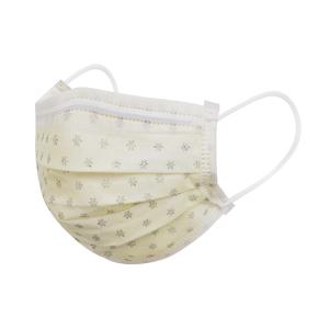 China Surgical Disposable Protective Face Mask Yellow 3 Layers wholesale