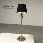 Tall Metal Flower Stand Wedding With Emerald Lamp Shade For Event Decor 100cm