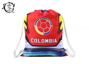 China National Team Football String Bags , Personalized Athletic Sports Cinch Bags wholesale