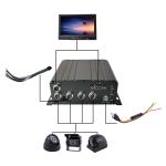 3G 4G GPS 1080P AHD SD Card 4 Channel DVR mobile software