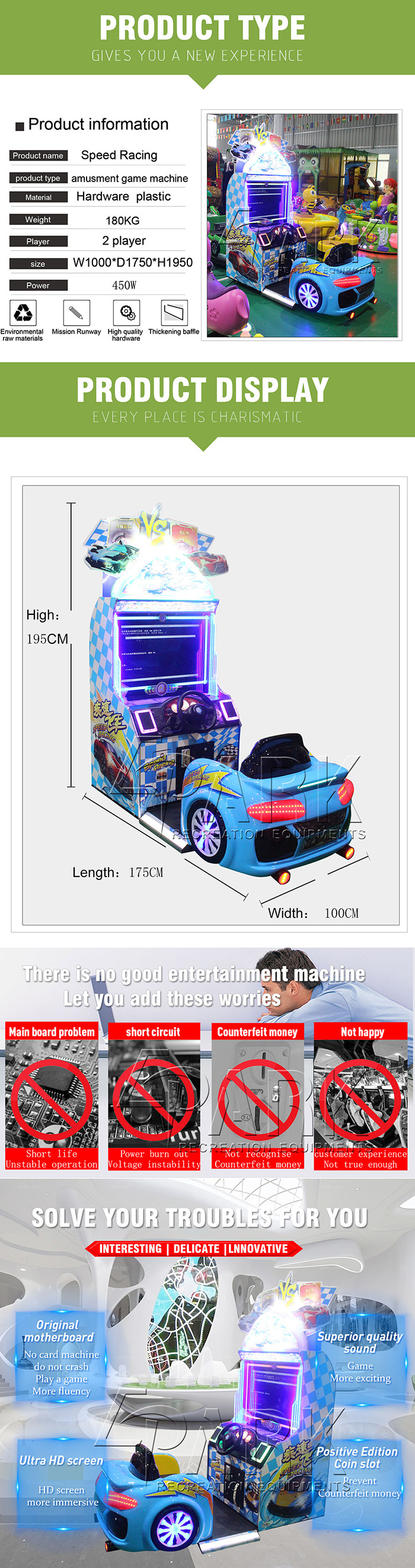 Reality Feeling Car Racing Game Simulator Machines With Camera Function Card System