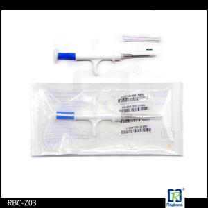 China Glass Tube Electronic Tag ID Microchip Syringe 1.25 X 7mm For Husbandry Cow Sheep Pig wholesale
