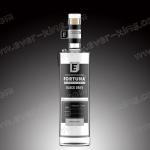 500ML Flint Glass Vodka Liquor Bottle With Cork Seal