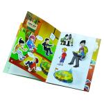 120Gsm Offset Kids Book Printing services Creative Sticker Eco Friendly Paper