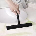 Black Silicone Window Squeegee For Shower Glass Mirror Snow Cleaner