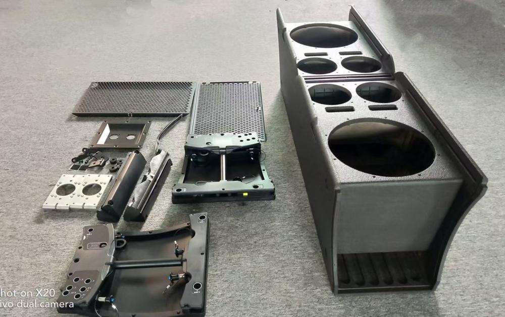 three way dual 12 inch outdoor line array pro speaker