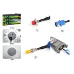 1.25mm Ferrules Fiber Cable Accessories , LC MU One Click Fiber Optic Cleaning