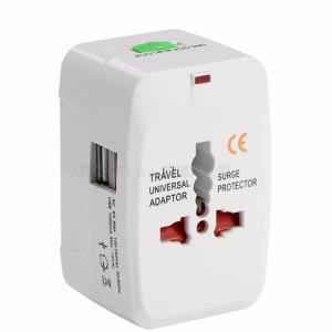 China 2 USB Global Travel Adapter , Multi Function 931L 250V Smart Socket Adapter Plug wholesale