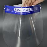 PET Clear Plastic Protective Face Shield Anti Splash for Prevent Infection