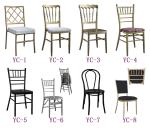 Wedding Party Crystal Ghost Chair For Sale From Chinese Factory (YC-105)