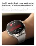 Wearable Smart Amoled Display Watch Round For Man Woman 466x466