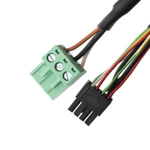 China LVDS CABLE Adapter DB-15P FEMALE To HSG 43025-0800 8P And 691352710003 3P Green Male Terminal Connector Cable OEM/ODM wholesale