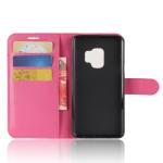 2018 Litchi Pattern Flip PU Leather Holder Stand Card Slot Cellphone Case Wallet
