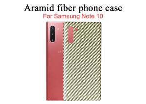 China Yellow Matte Twill Aramid Samsung Note 10 Waterproof Case wholesale