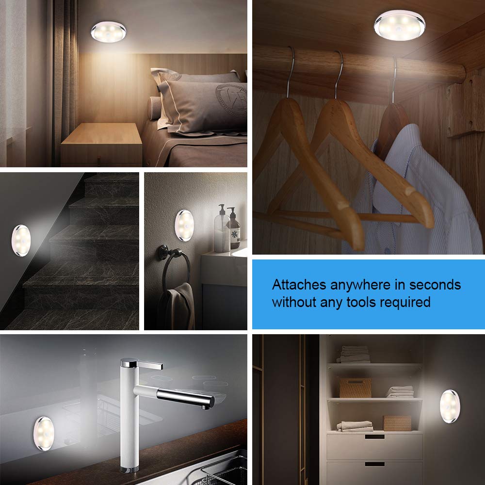4.5v 0.5w 10ft Distance Battery Operated Motion Sensor Light Wall Mounted