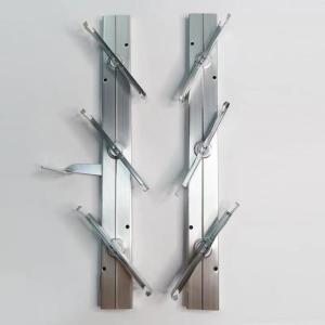 China Single Tempered Glass Aluminium Louver Mechanism For Invisible Tilt Shutter wholesale