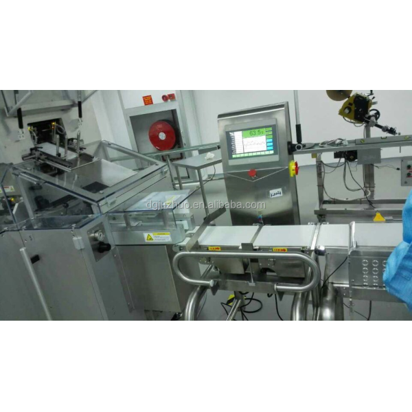 Streamlined Check Weigher Machine New Technology Direct Supply Weight Checking Equipment JZ-W300g