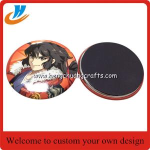 Cheap custom Japan Carton metal pin badge,Print logo button badge