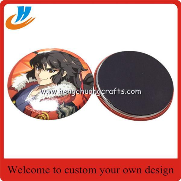 Quality Cheap custom Japan Carton metal pin badge,Print logo button badge for sale