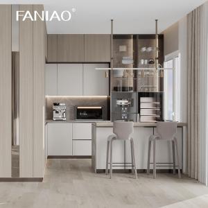 China Automatic Modular Popular Furniture Modular Kitchen White Lacquer Kitchen Cabinet wholesale