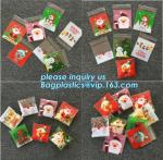 Hot 100pcs/lot Cute Snowflake Snowman Santa Xmas Christmas Gifts Holders Bake