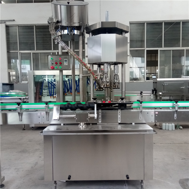 High Performance Automatic Bottle Capping Machine Olive Oil Glass Bottles Cap Tightening