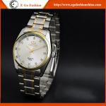 004A Two Tone Colored Watch Golden Watches Man Stainless Steel Watch Quartz